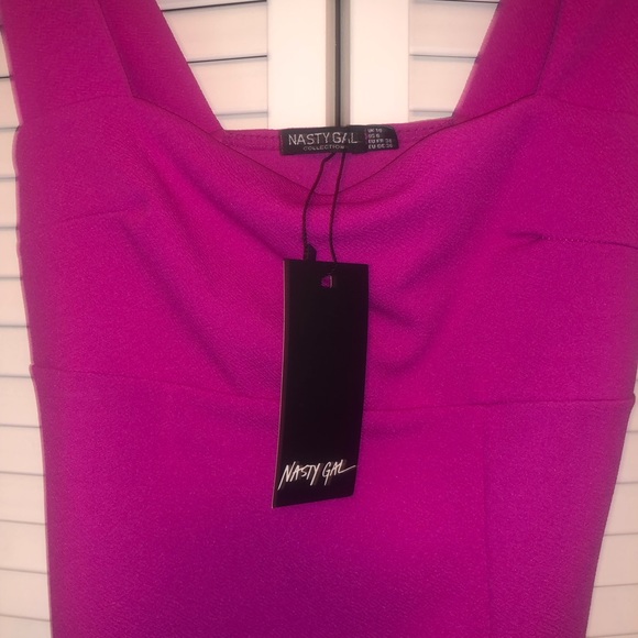 Nasty Gal hot pink formal dress - Picture 3 of 4